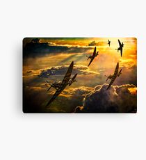 Spitfire Attack Canvas Print