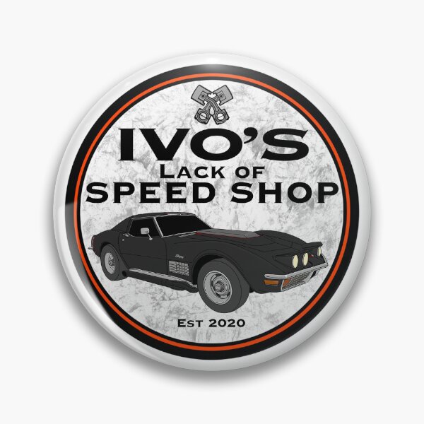 Item preview, "IVO'S Lack Of Speed Shop" Max's Corvette Logo designed and sold by PROIVO13.