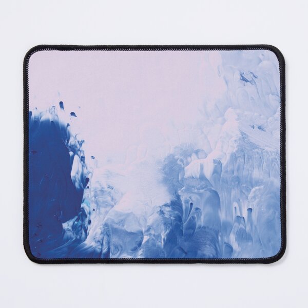 Item preview, Aesthetic art pattern. Blue and pink abstract painting. Liquid art designed and sold by AimiAesthetic.