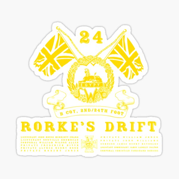 "Rorke’s Drift Inspired by Zulu Classic TShirt" Sticker by JochenWeise