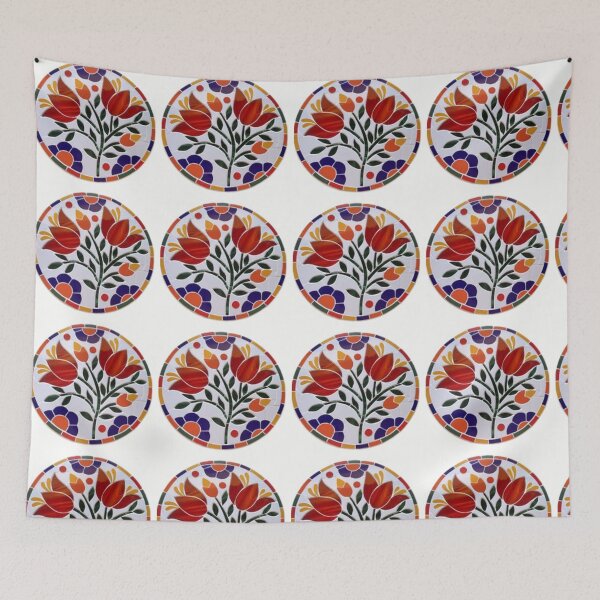 Item preview, Flower Madhubani designed and sold by Saiamrita123.