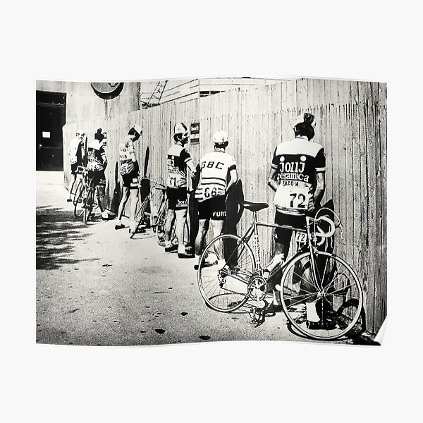 Cyclisme Hommes Pipi Pisser Poster