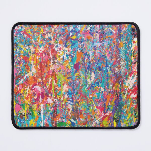 Item preview, Colorfull Aesthetic art pattern. Blue,red,green and yellow painting. Liquid art designed and sold by AimiAesthetic.