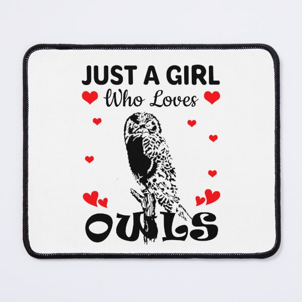 Item preview, Just a girl who loves owls designed and sold by mmammammira.