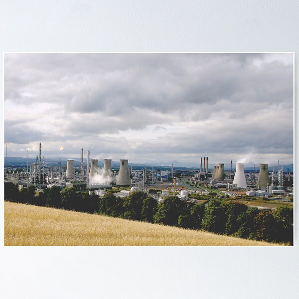 Grangemouth Oil Refinery Poster