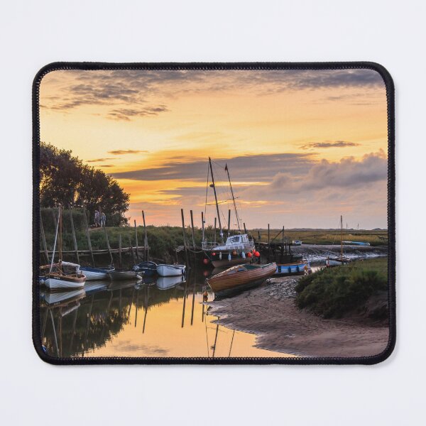 Item preview, Sunset Over The River Glaven at Blakeney Quay designed and sold by Graham Prentice.