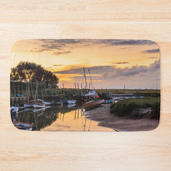 Item preview, Sunset Over The River Glaven at Blakeney Quay designed and sold by Graham Prentice.