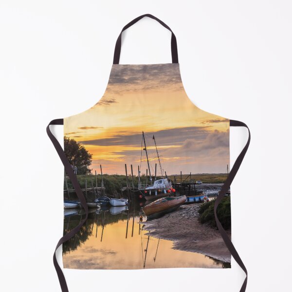 Item preview, Sunset Over The River Glaven at Blakeney Quay designed and sold by Graham Prentice.