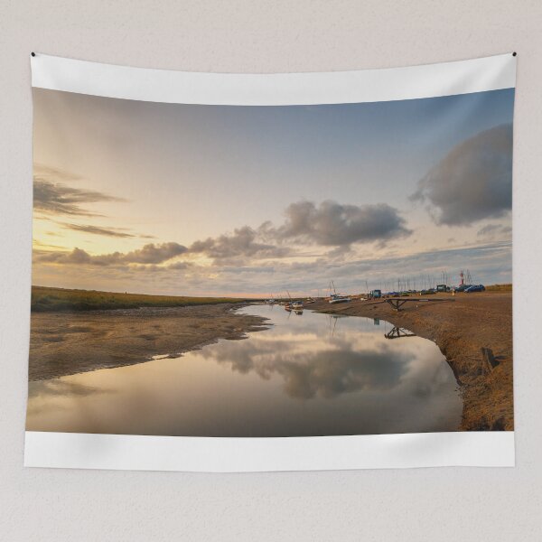 Item preview, Evening Light over the River Glaven at Blakeney, Norfolk designed and sold by Graham Prentice.