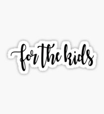 Black For The Kids Sticker