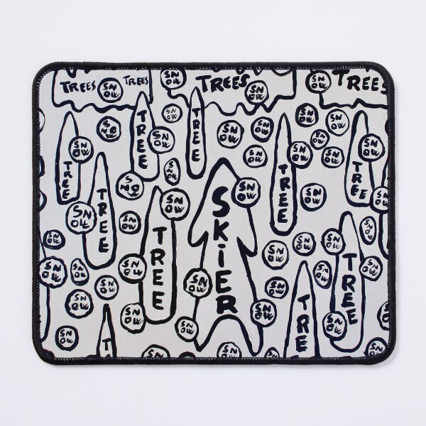 Item preview, SNOWY LANDSCAPE WITH SKIER designed and sold by lautir.