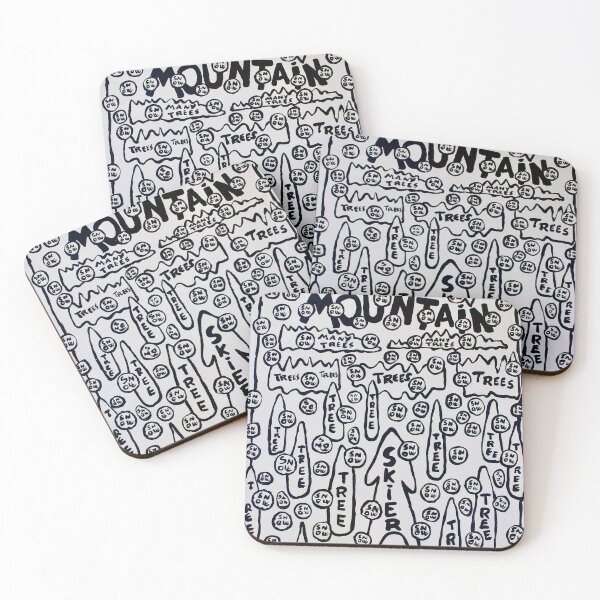Item preview, SNOWY LANDSCAPE WITH SKIER designed and sold by lautir.