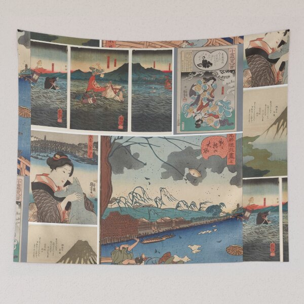 Item preview, Oldish Vintage Japanese Art Montage Set #10 designed and sold by Krispsm.