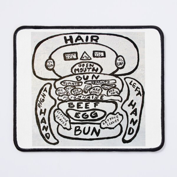 Item preview, PORTRAIT OF A CHILD EATING A HAMBURGER designed and sold by lautir.