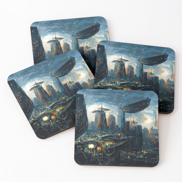 Item preview, Postcards from the Future - Alien Metropolis designed and sold by AM FineArtPrints.