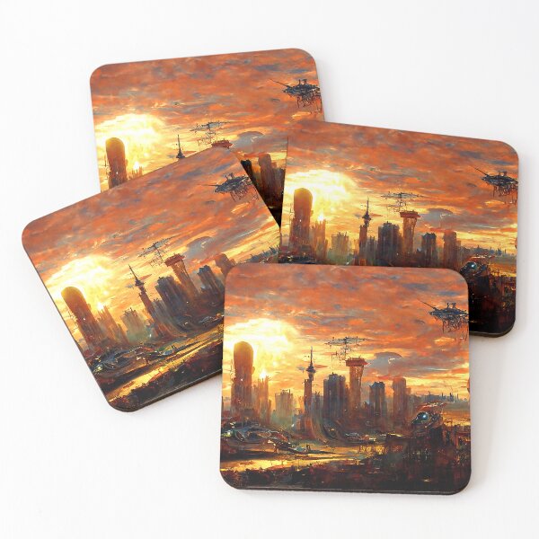 Item preview, Postcards from the Future - Alien Metropolis designed and sold by AM FineArtPrints.