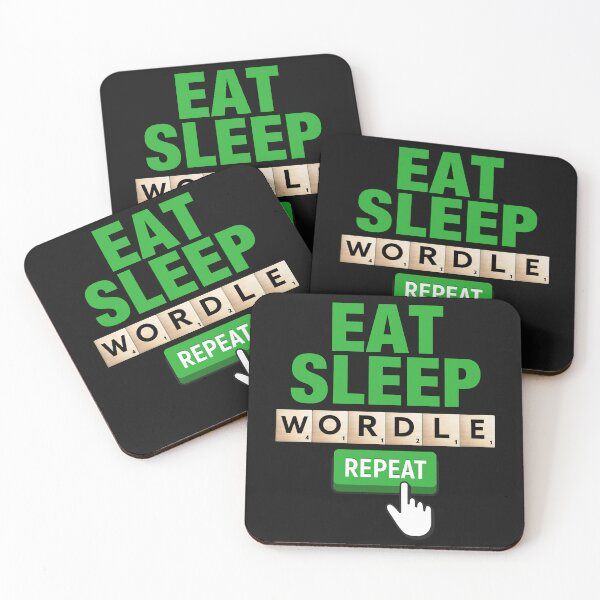 Item preview, Eat Sleep Wordle Repeat designed and sold by PuPPuB.