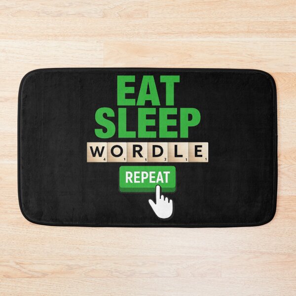 Item preview, Eat Sleep Wordle Repeat designed and sold by PuPPuB.
