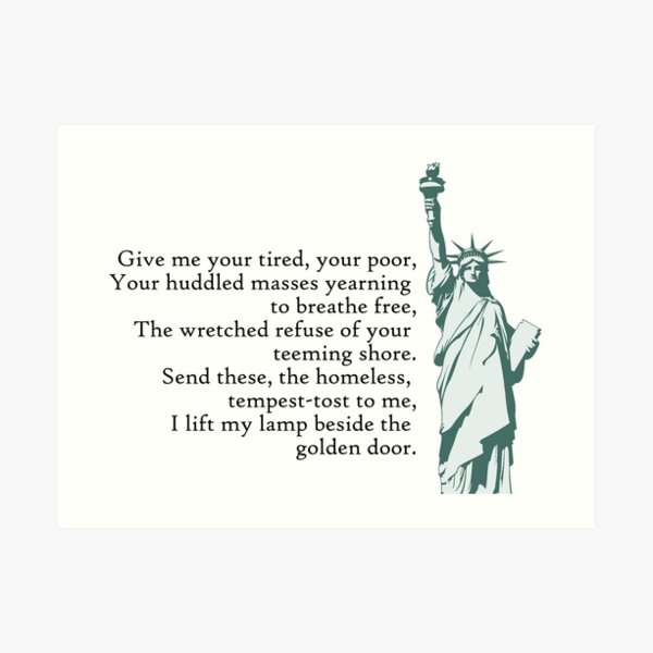 The New Colossus Art Print