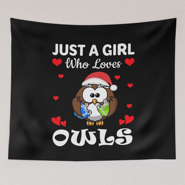 Item preview, Just a girl who loves owls designed and sold by mmammammira.