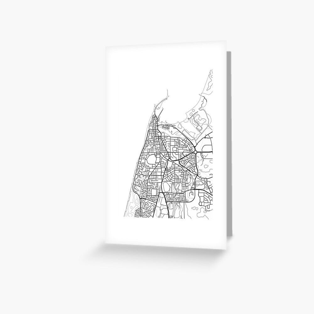 "Bunbury map print wall art, Western Australia gift printable, Home and