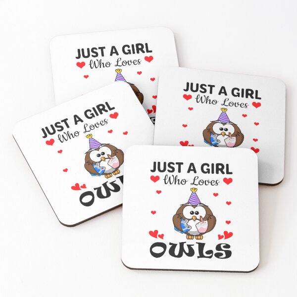 Item preview, Just a girl who loves owls designed and sold by mmammammira.
