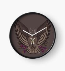 Familiar - Great Grey Owl Clock