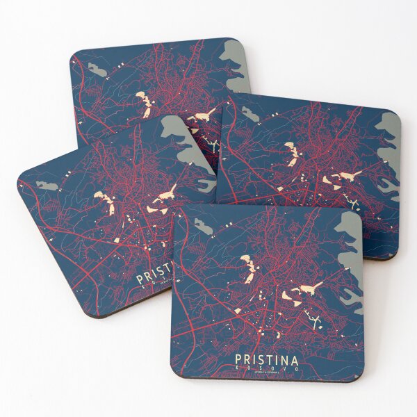 Item preview, Pristina City Map of Kosovo - Hope designed and sold by deMAP.