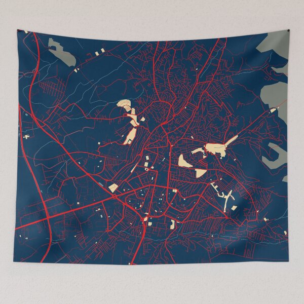 Item preview, Pristina City Map of Kosovo - Hope designed and sold by deMAP.