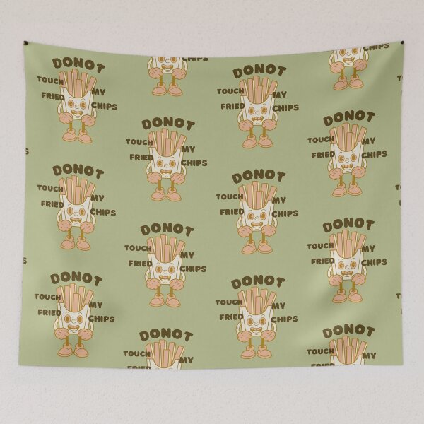 Item preview, Donot Touch My Fried Chips - Funny Quote - Funny Fried Chips - Fried Chips Lover designed and sold by designerpriti.