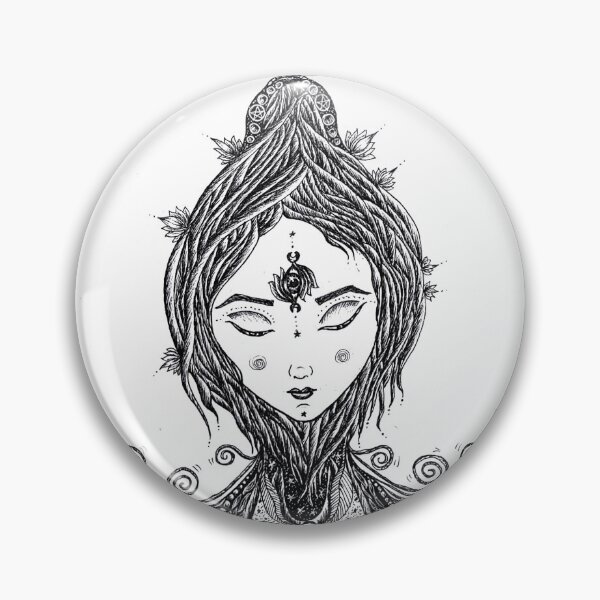 Item preview, Portrait of Yogini designed and sold by iCosmicDust.