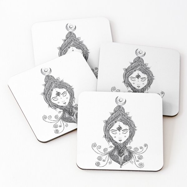 Item preview, Portrait of Yogini designed and sold by iCosmicDust.