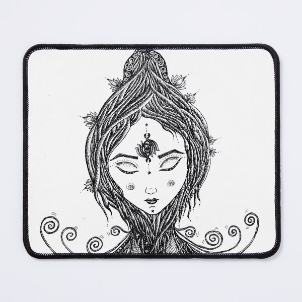 Item preview, Portrait of Yogini designed and sold by iCosmicDust.