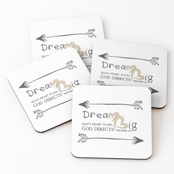 Item preview, Christian Design - Dream Big - Man Plans, God Directs - Proverbs designed and sold by simplydesignart.