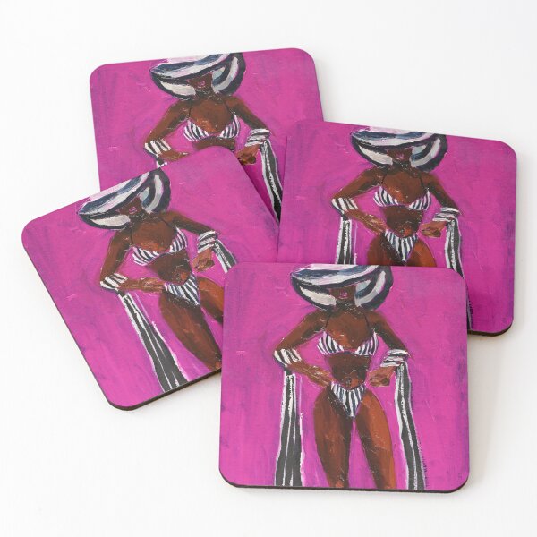 Item preview, African American Woman Oil Painting Print designed and sold by NatalyMak.