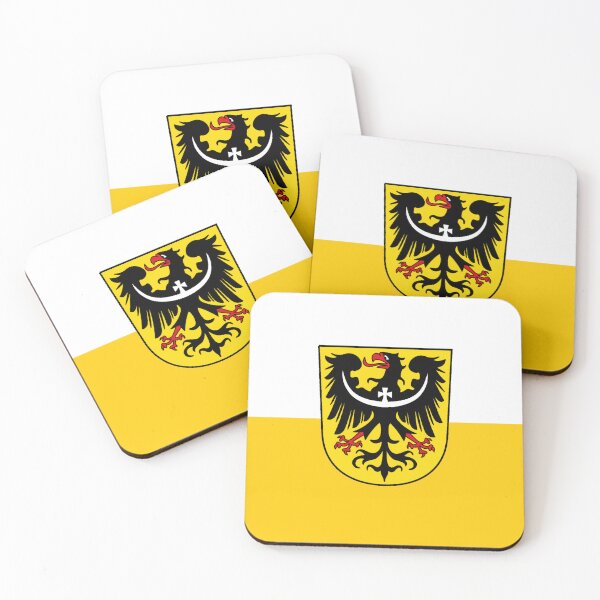 Item preview, Flag of Silesians with Eagle Crest designed and sold by Freihalt.