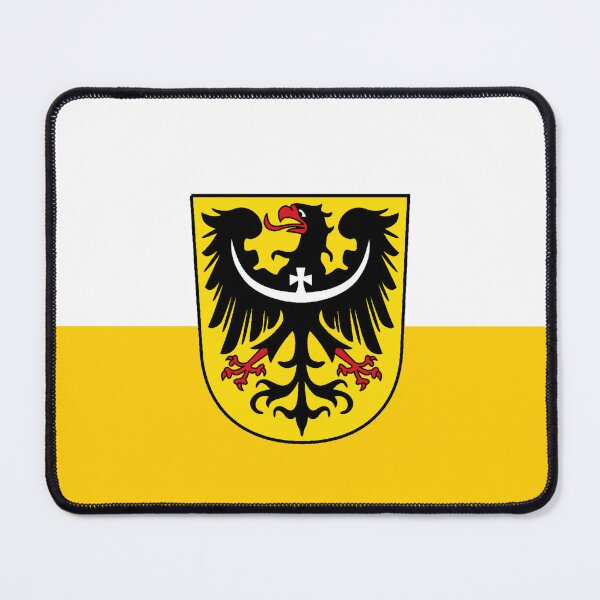 Item preview, Flag of Silesians with Eagle Crest designed and sold by Freihalt.