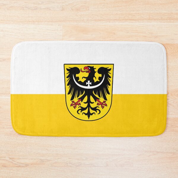 Item preview, Flag of Silesians with Eagle Crest designed and sold by Freihalt.