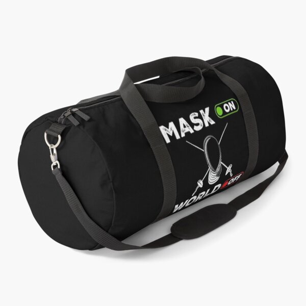 Item preview, Mask On World Off Fencing Fencer Epee designed and sold by MooonTees.