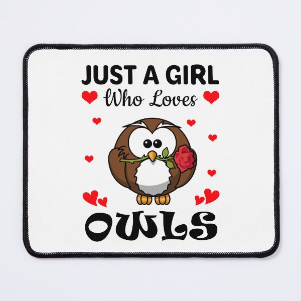 Item preview, Just a girl who loves owls designed and sold by mmammammira.