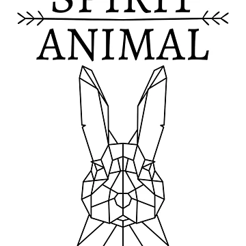 Artwork thumbnail, Spirit Animal - Rabbit - polygonal by RIVEofficial