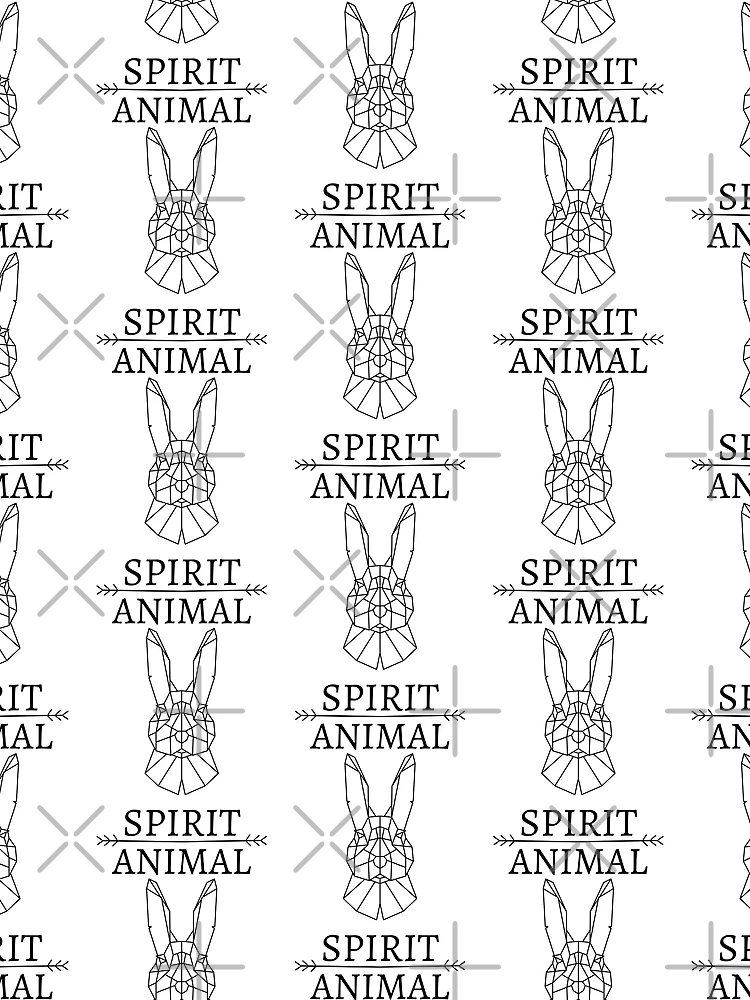Thumbnail 3 of 3, Scarf, Spirit Animal - Rabbit - polygonal designed and sold by RIVEofficial.