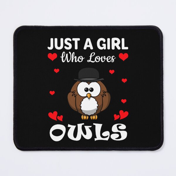 Item preview, Just a girl who loves owls designed and sold by mmammammira.