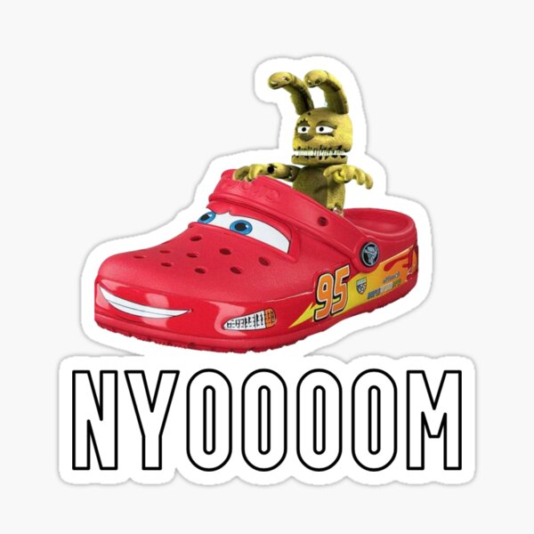 Lightning Mcqueen Crocs Stickers for Sale | Redbubble