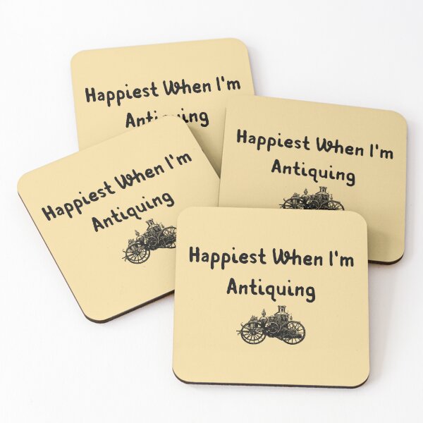 Item preview, Happiest When I'm Antiquing Funny shirt men gift women gift designed and sold by InnovantDesigns.