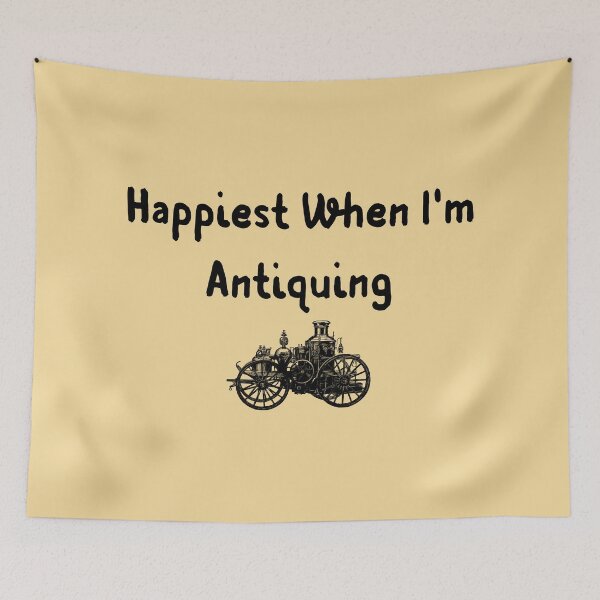 Item preview, Happiest When I'm Antiquing Funny shirt men gift women gift designed and sold by InnovantDesigns.