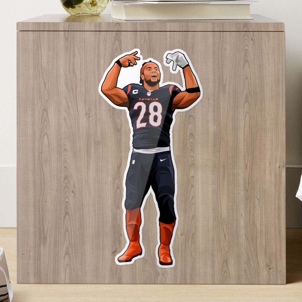 Austin Ekeler Away Jersey Sticker for Sale by designsheaven