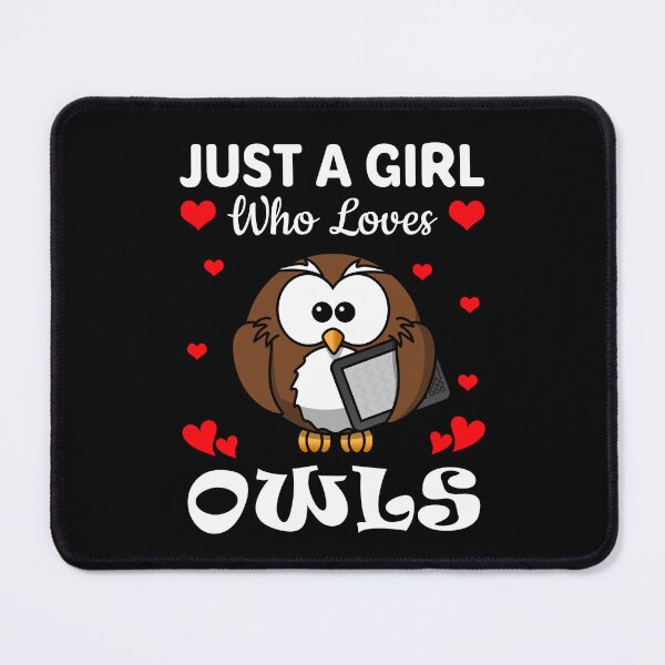 Item preview, Just a girl who loves owls designed and sold by mmammammira.