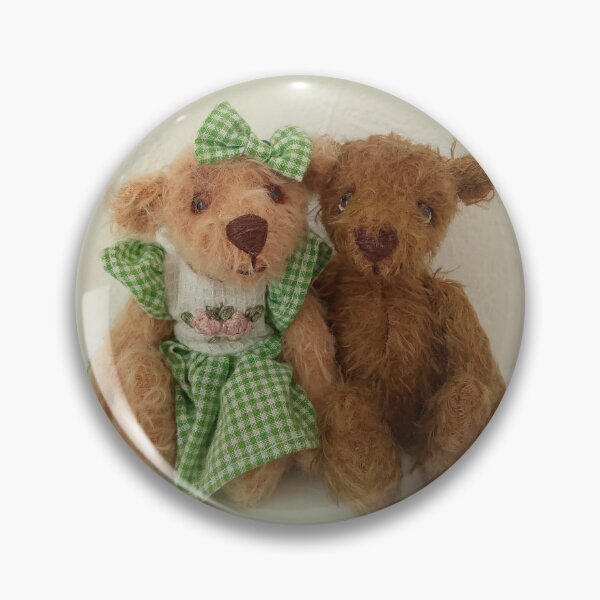 Item preview, Hand made bears from Teddy Bear Orphans - 'Clem and Betty, Bear Pair' designed and sold by Teddy Bear Orphans .