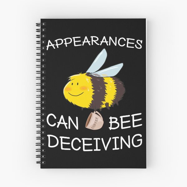 Item preview, Appearances Can Bee Deceiving - Funny Honey Bee & Coffee Lover designed and sold by r-silver.